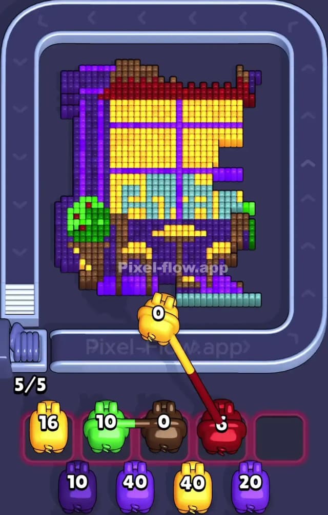 Pixel Flow Level 960 Solution 1