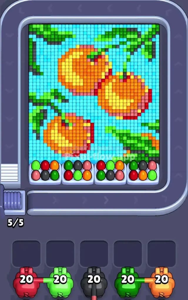 Pixel Flow Level 355 Gameplay