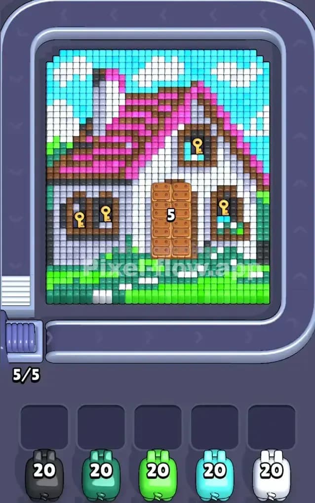 Pixel Flow Level 272 Gameplay