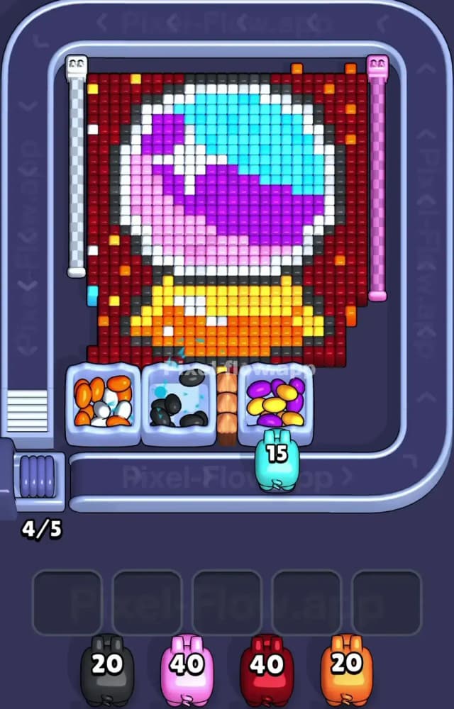 Pixel Flow Level 1291 Solution 1