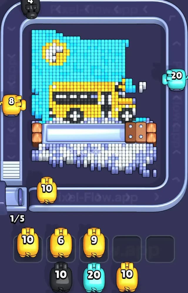 Pixel Flow Level 1441 Solution 2
