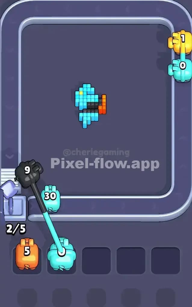 Pixel Flow Level 289 Solution 3