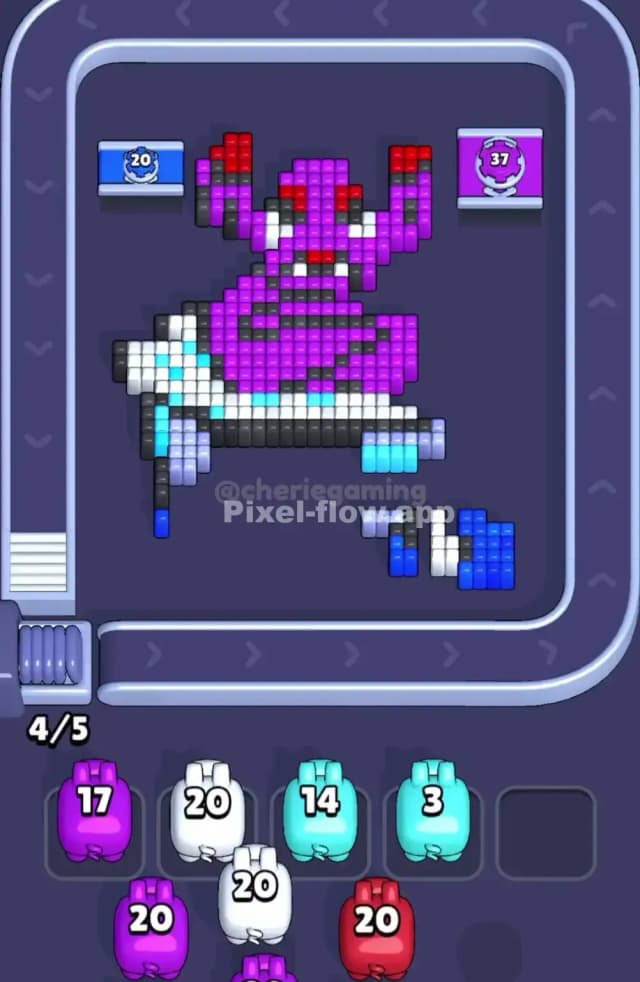 Pixel Flow Level 1891 Solution 2