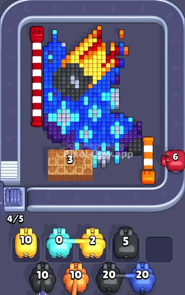 Pixel Flow Level 348 Solution 1