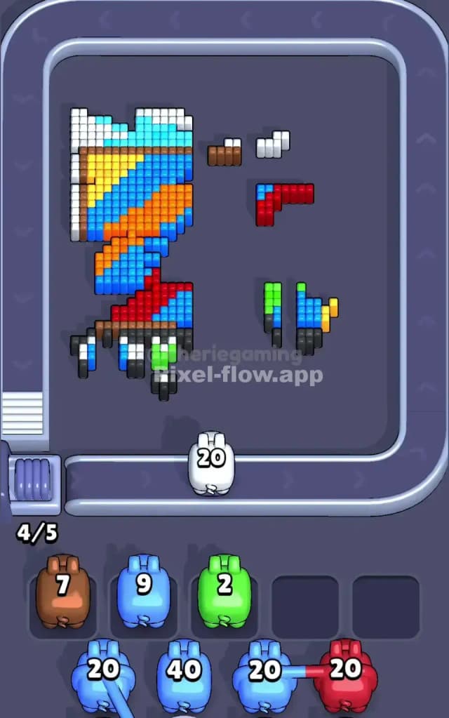 Pixel Flow Level 673 Solution 3