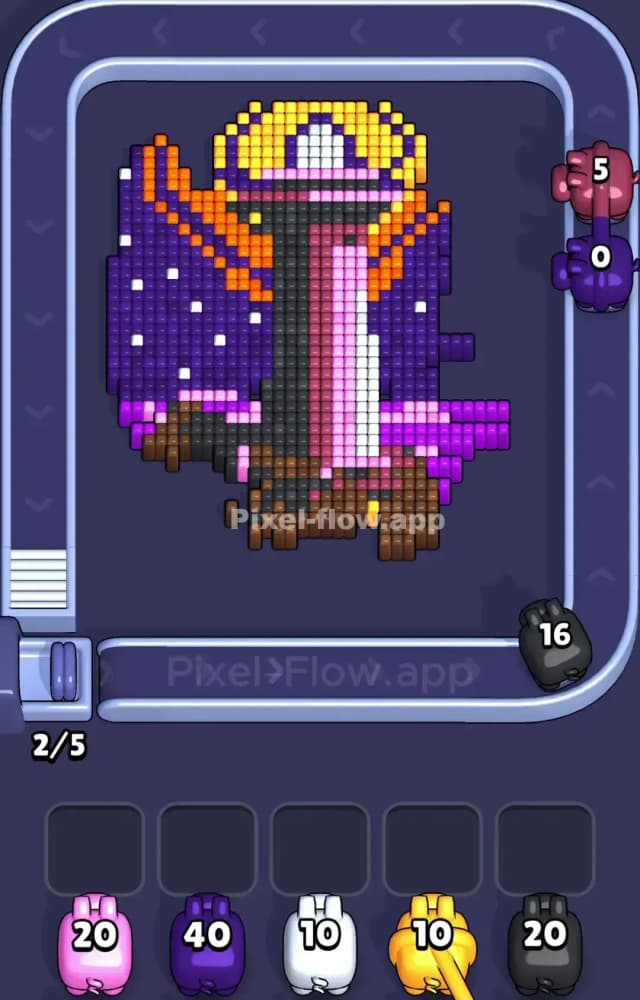 Pixel Flow Level 984 Solution 1