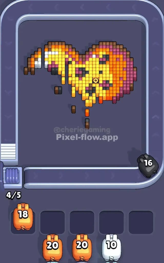 Pixel Flow Level 341 Solution 2