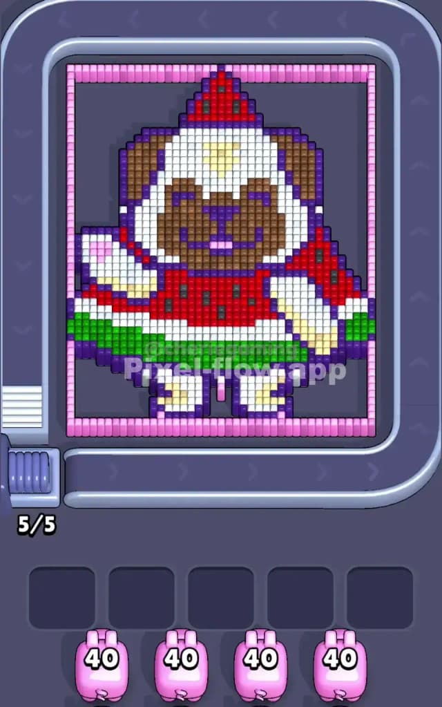 Pixel Flow Level 221 Gameplay