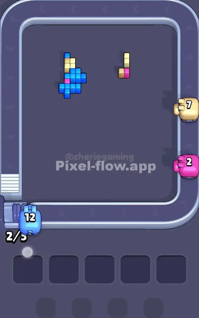 Pixel Flow Level 32 Solution 3