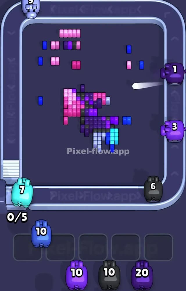 Pixel Flow Level 1372 Solution 3