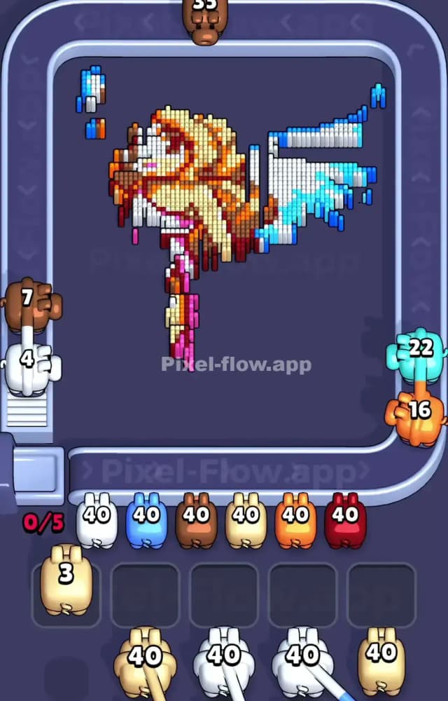Pixel Flow Level 1082 Solution 2