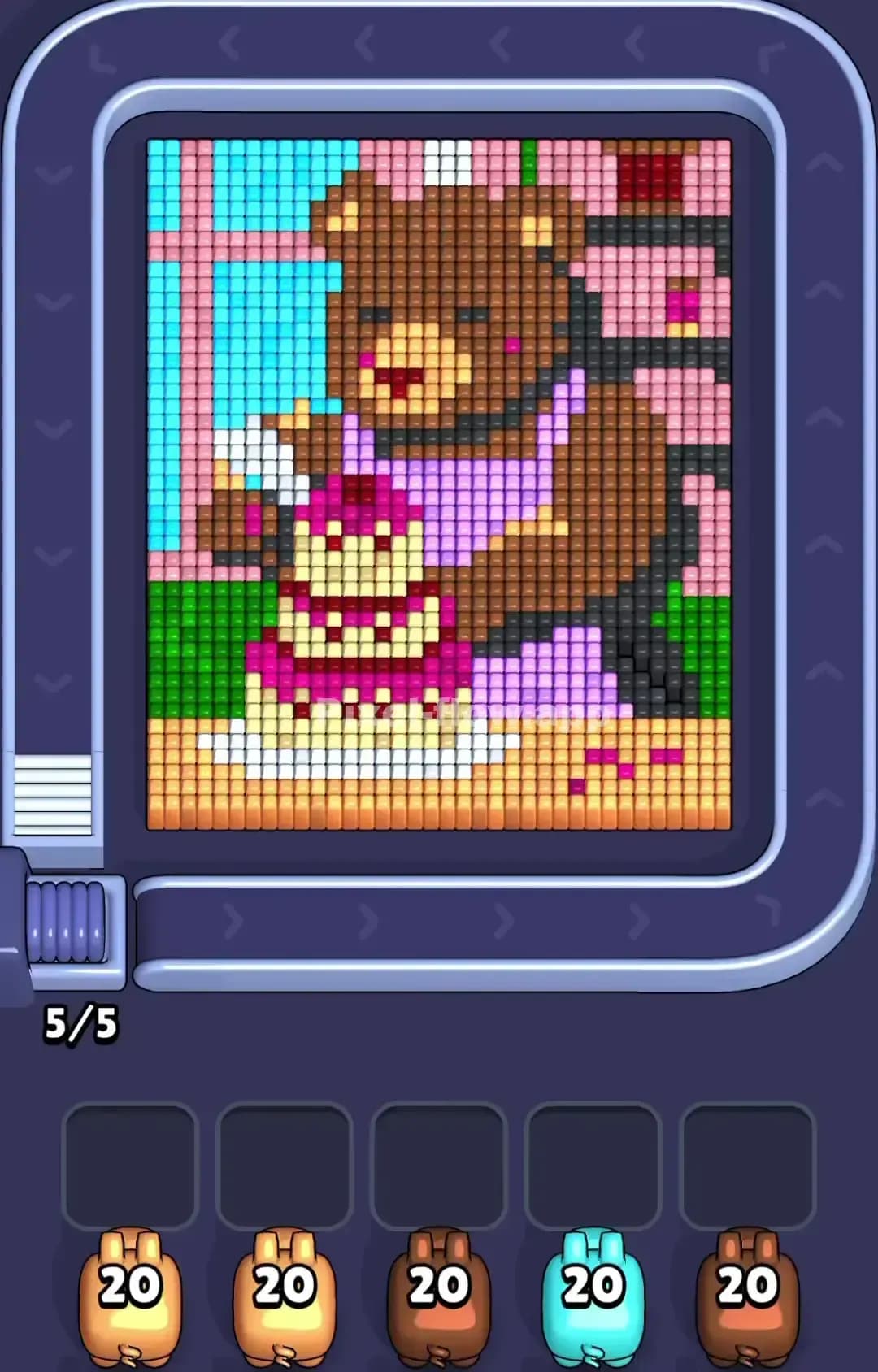 Pixel Flow Level 1207 Screenshot