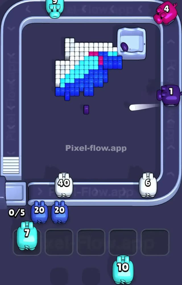 Pixel Flow Level 1402 Solution 3