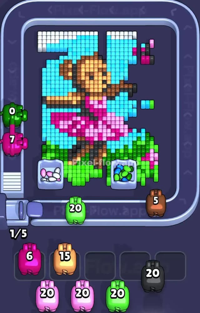 Pixel Flow Level 1367 Solution 1