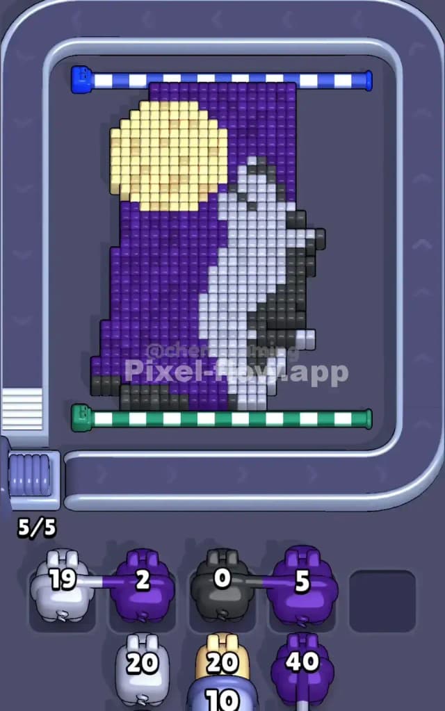 Pixel Flow Level 213 Solution 1