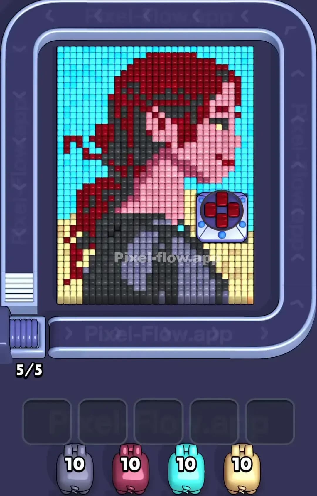 Pixel Flow Level 1448 Screenshot