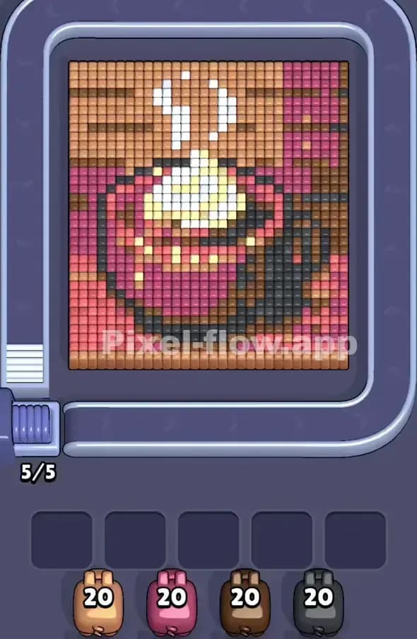 Pixel Flow Level 424 Screenshot