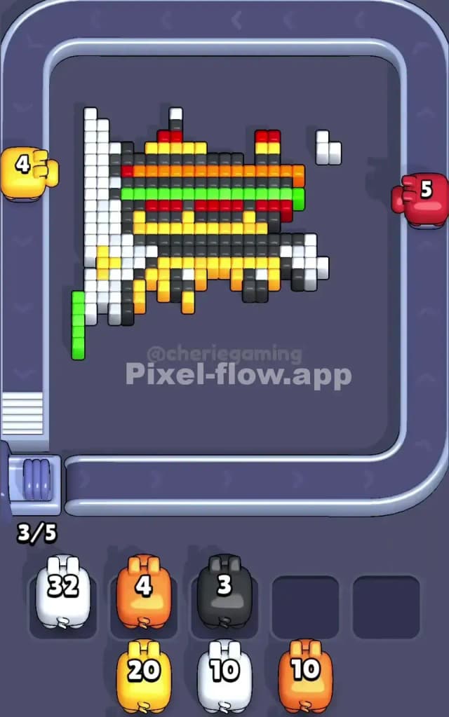 Pixel Flow Level 111 Solution 2