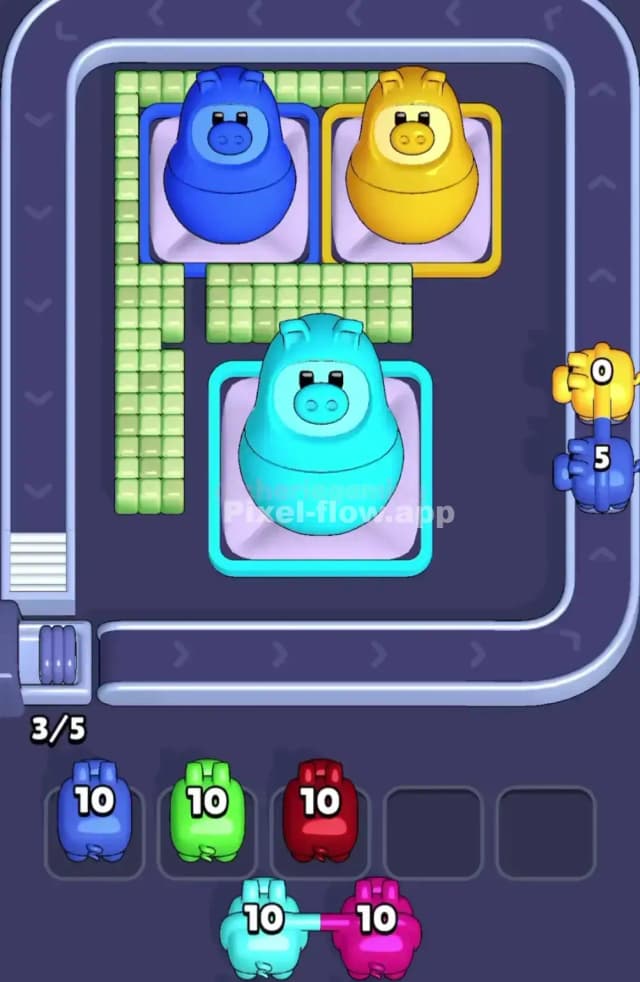 Pixel Flow Level 1901 Solution 1