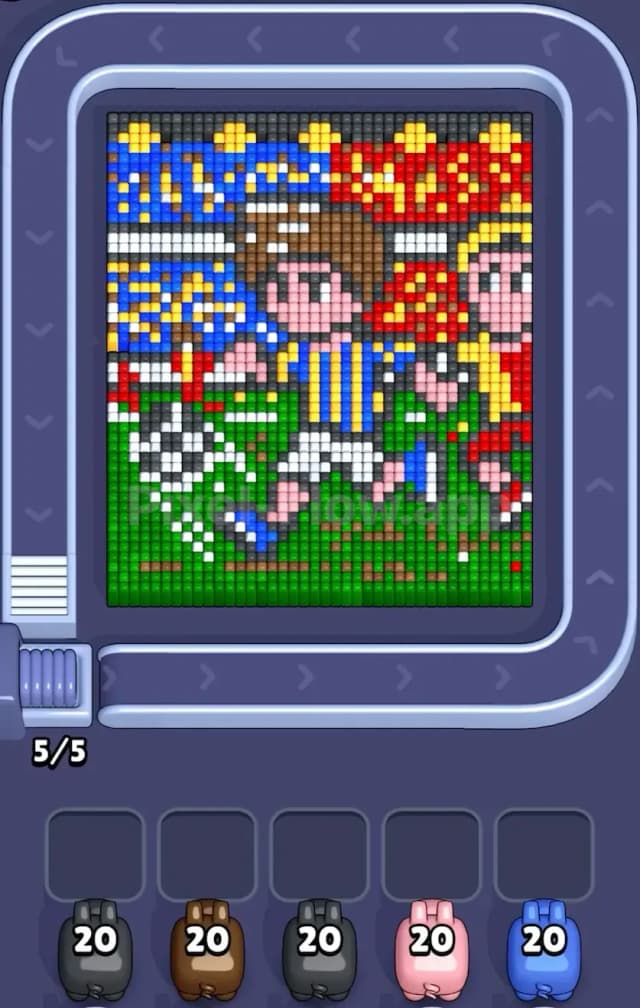 Pixel Flow Level 645 Gameplay