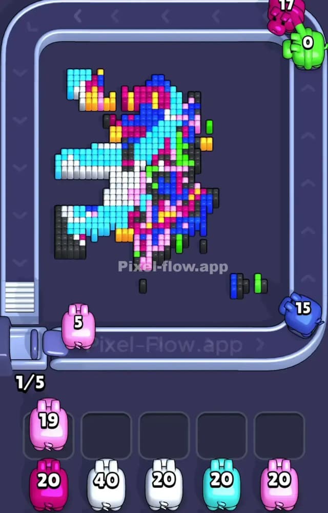 Pixel Flow Level 992 Solution 2