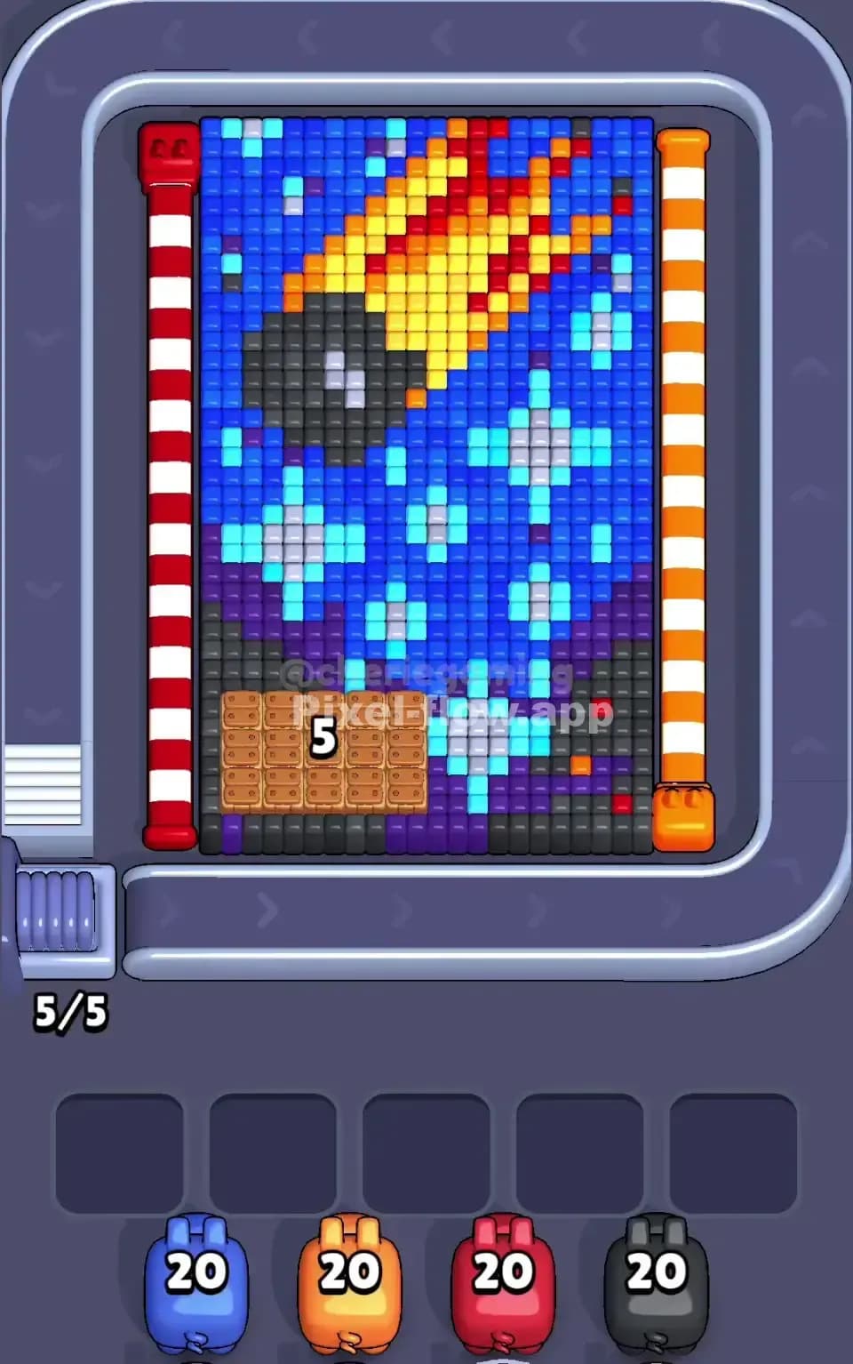 Pixel Flow Level 348 Screenshot