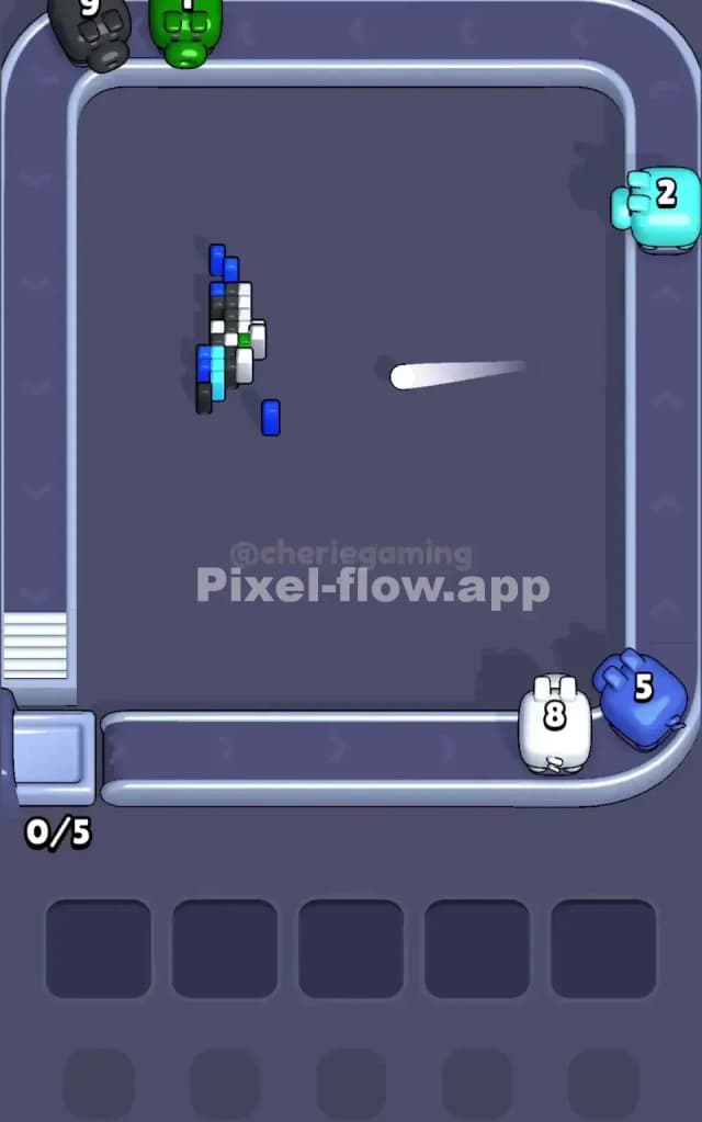 Pixel Flow Level 75 Solution 3