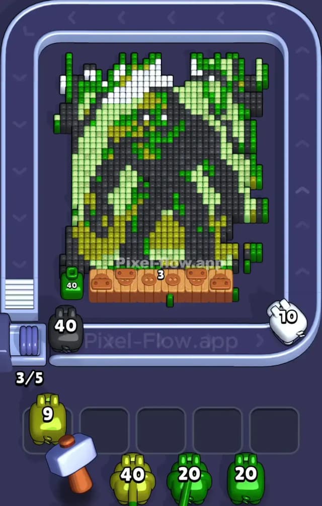 Pixel Flow Level 956 Solution 1