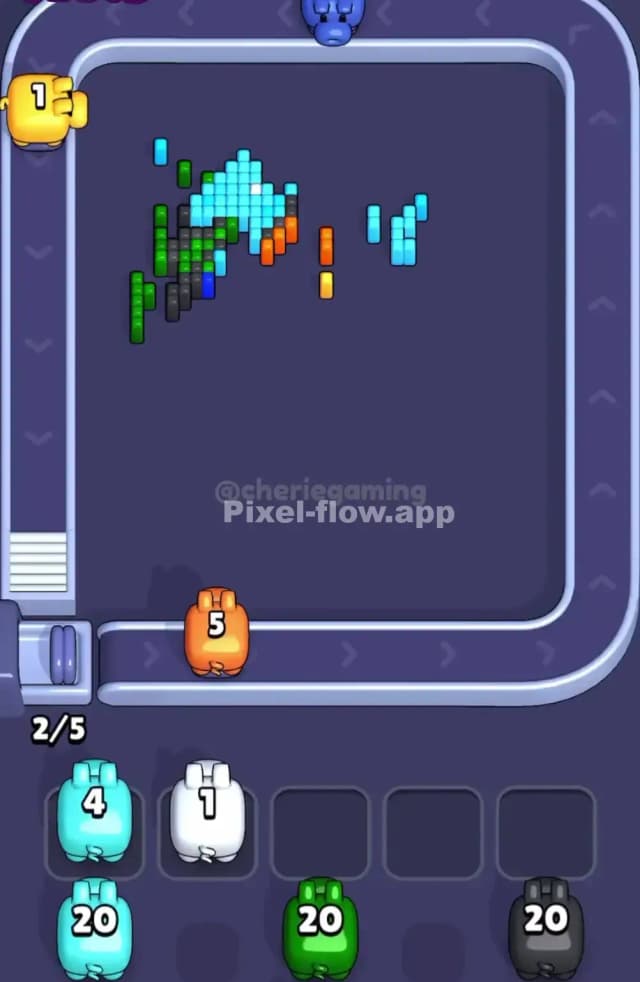 Pixel Flow Level 1653 Solution 3