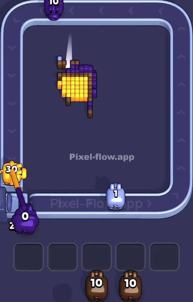 Pixel Flow Level 961 Solution 3