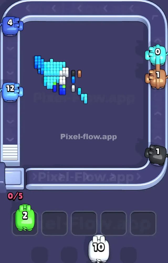 Pixel Flow Level 1034 Solution 3