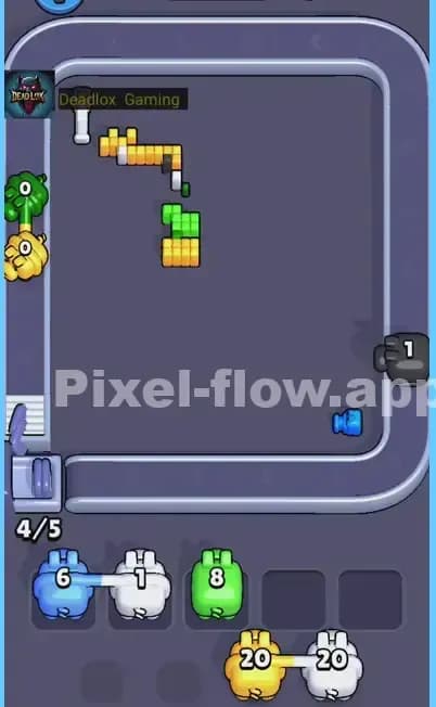 Pixel Flow Level 456 Solution 3