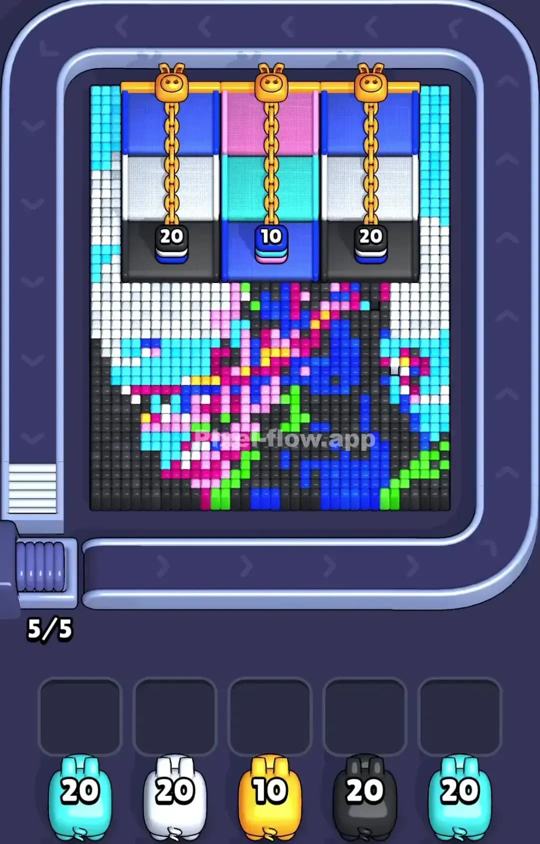 Pixel Flow Level 992 Screenshot