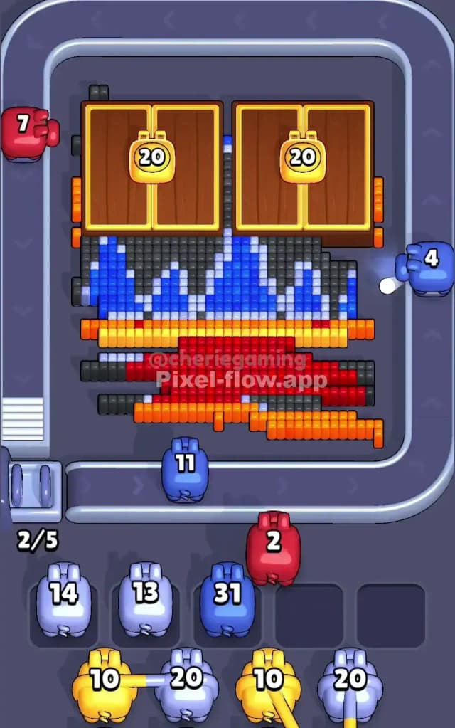 Pixel Flow Level 378 Solution 1