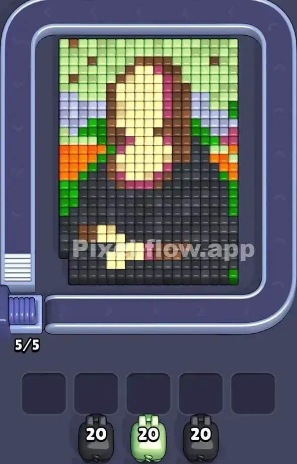 Pixel Flow Level 548 Gameplay