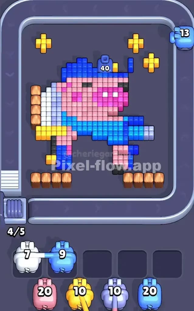 Pixel Flow Level 250 Solution 1