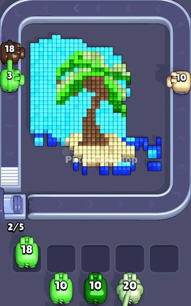 Pixel Flow Level 401 Solution 1