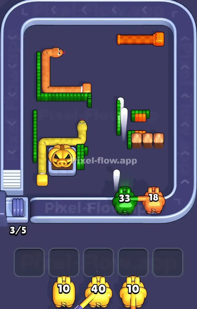 Pixel Flow Level 1051 Solution 3