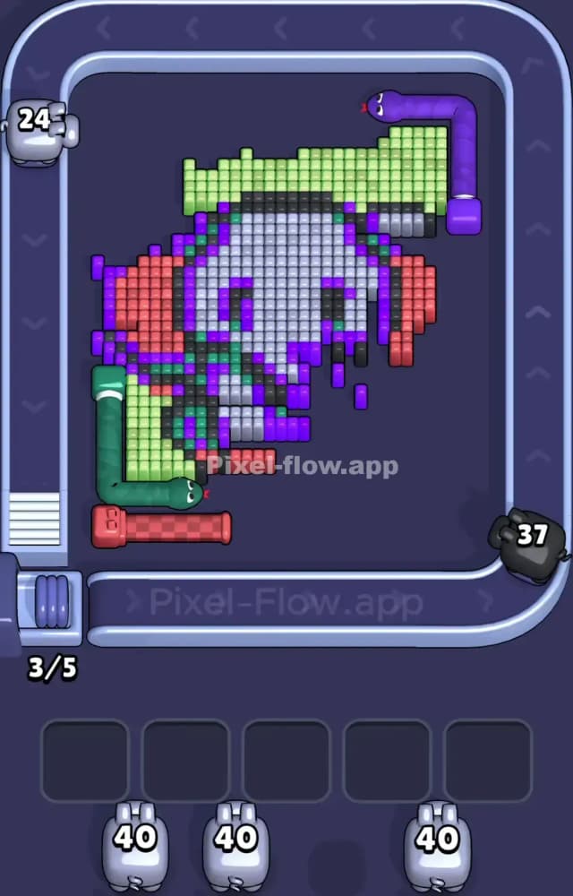 Pixel Flow Level 971 Solution 2