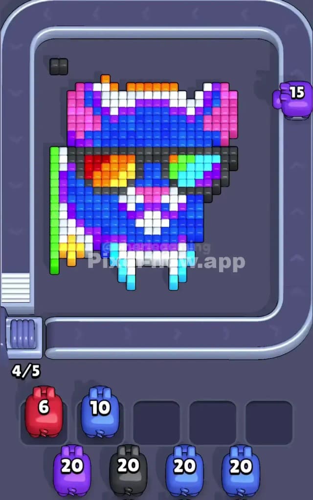 Pixel Flow Level 91 Solution 1