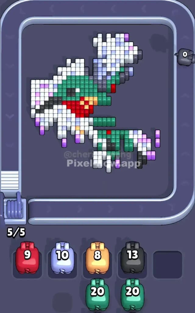 Pixel Flow Level 352 Solution 2