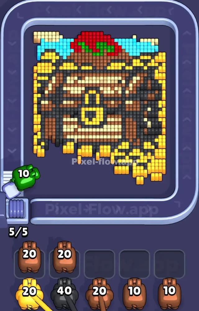 Pixel Flow Level 1016 Solution 1