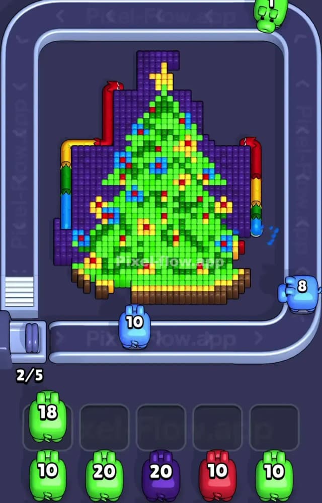 Pixel Flow Level 1146 Solution 1