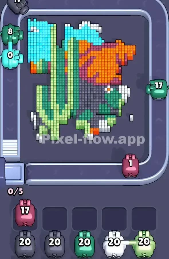 Pixel Flow Level 409 Solution 1