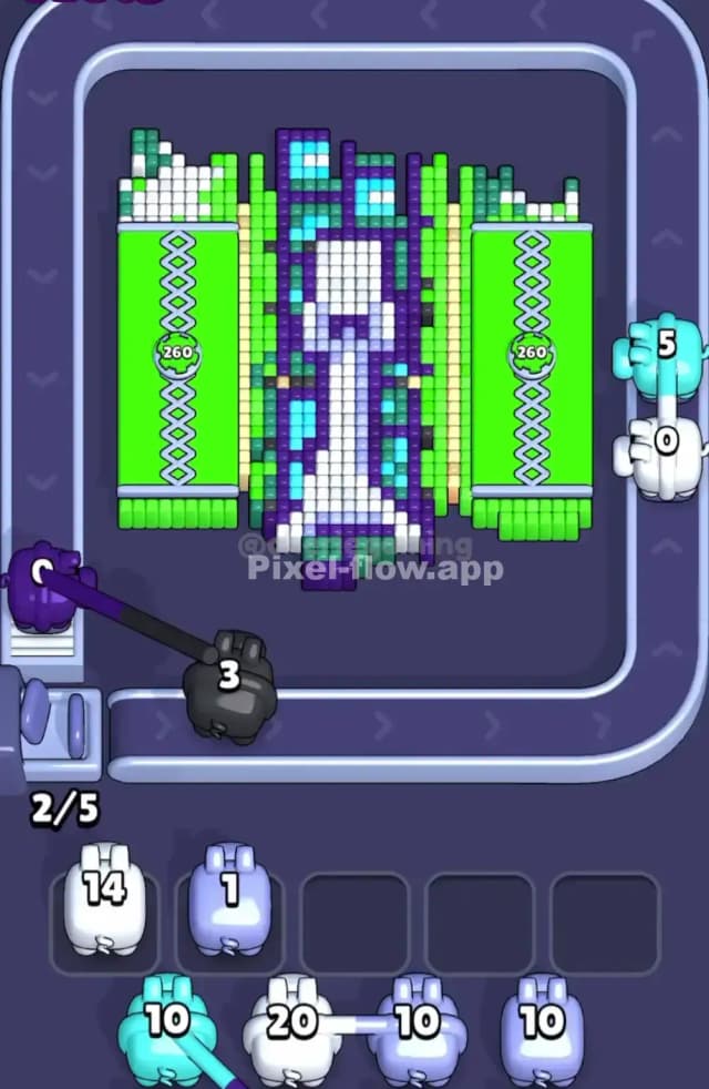 Pixel Flow Level 1760 Solution 1