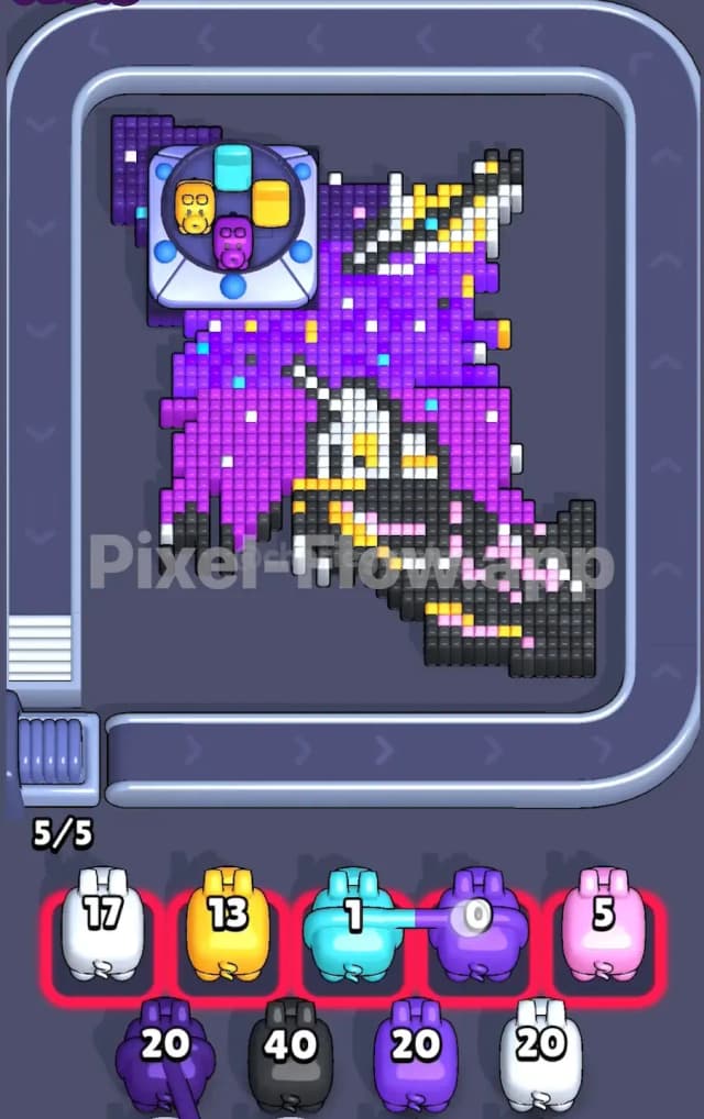 Pixel Flow Level 738 Solution 2