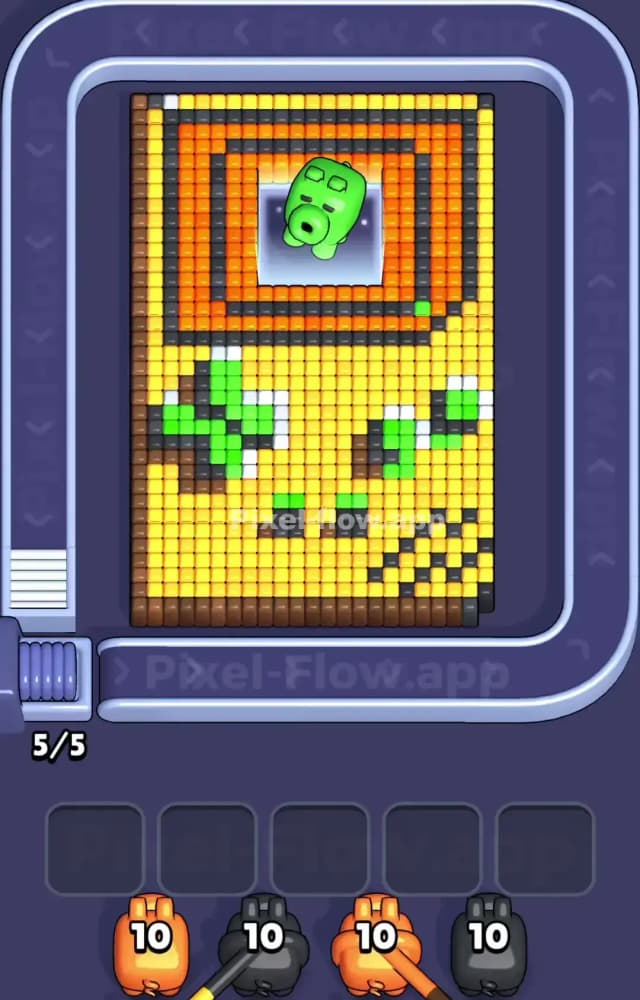 Pixel Flow Level 1092 Gameplay
