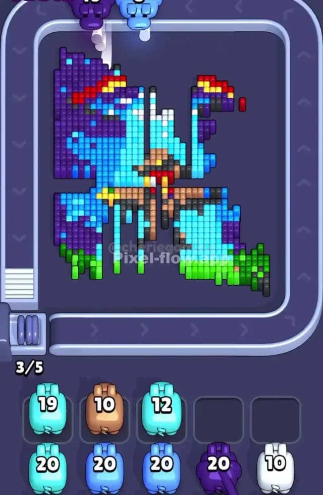 Pixel Flow Level 1747 Solution 2