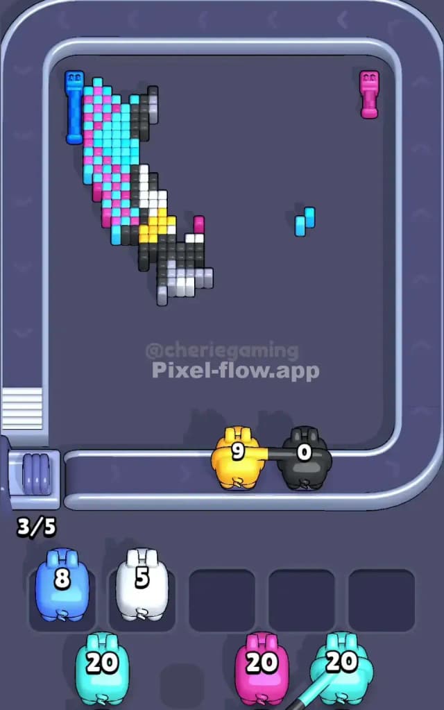 Pixel Flow Level 605 Solution 3