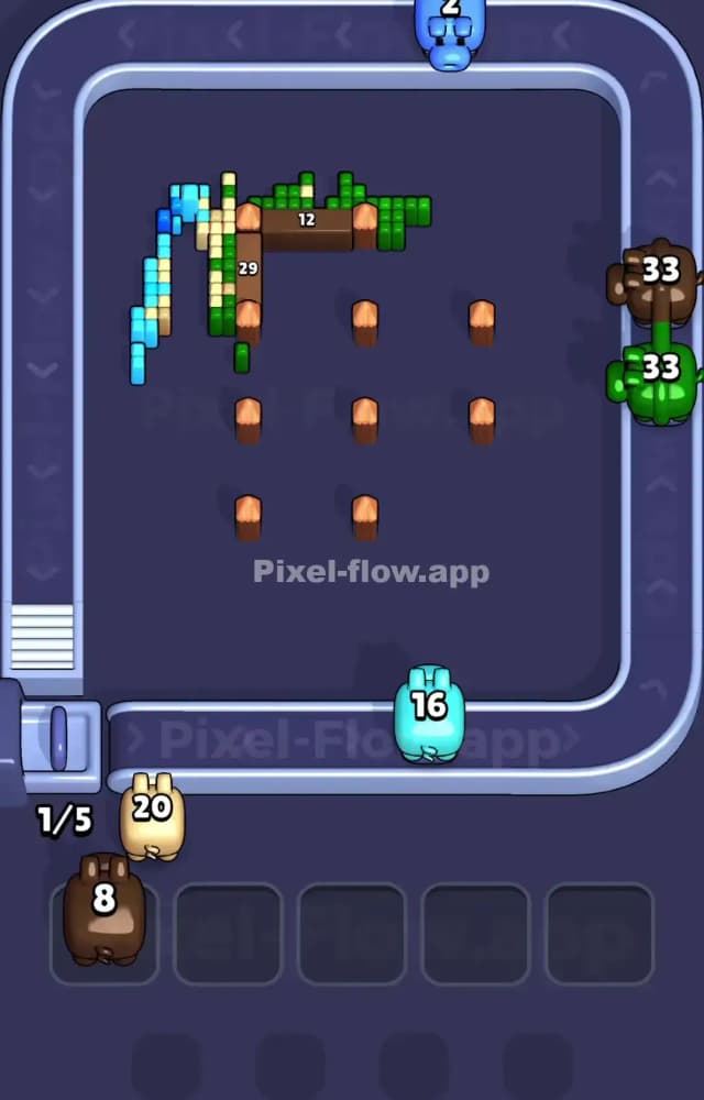 Pixel Flow Level 1029 Solution 3